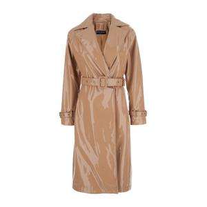 돌체앤가바나 글로시 벨티드 미란다 트렌치 코트 F0W3WT FUSW7M