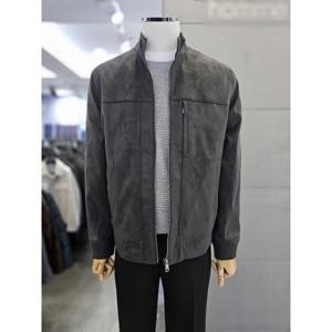 바쏘옴므 세이브존03 바쏘옴므 차콜그레이 스웨이드 블루종 점퍼 WSAQA1UA25A