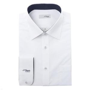 듀퐁셔츠 SE6M1S2LS902SWH 소매 듀퐁 풀로고 스트레치 긴팔 일반핏 스판 와이셔츠