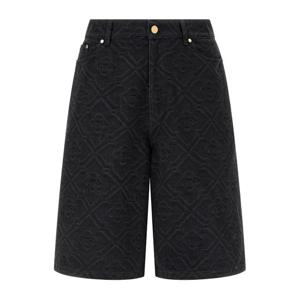 카사블랑카 데님 코튼 쇼츠 MSP26TR397 01BLACKLASER