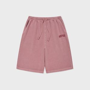 M 와키윌리반바지 CQK WA2602SO05PI 피그먼트 스웨트 숏팬츠 핑크