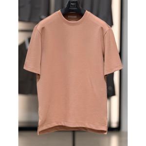 [바쏘옴므]피치 베이직 라운드 반팔 티셔츠 WSZ2GK19A PC_SC