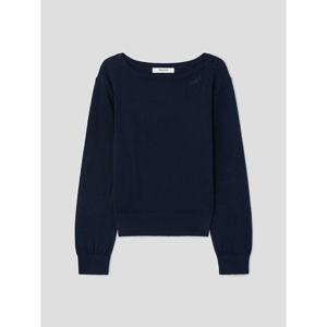 (356251WM6R) [에잇세컨즈] 보트넥 풀오버  네이비