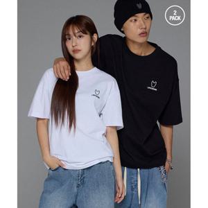 [라이프워크] 공용) 2PACK 뉴 베이직 반팔 티셔츠_LW265TS291