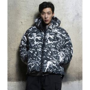 [라이프워크] 스노우 마블 후드 다운 점퍼_LW254DJ312