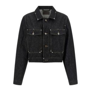 르메르 리벳 크롭 데님 재킷 OW1233LD1061 BK965