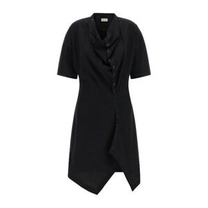 르메르 어시메트릭 소프트 칼라 미디 원피스 DR1158LF1399 BK99