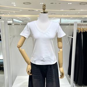 [밸리걸] 베이직 브이넥 티셔츠 912120