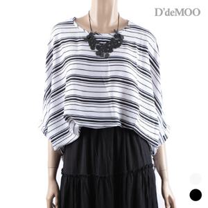 [디데무]KW1805911 단가라 루즈핏 티셔츠