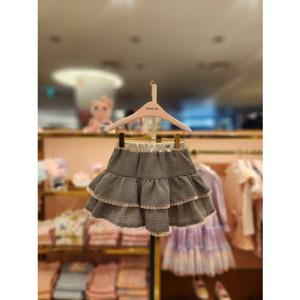 프렌치캣5 블랙체크캉캉스커트 (Q62DAS050)