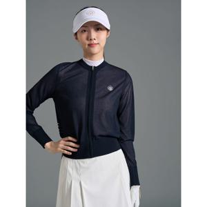 [빈폴골프]여성 시어 풀집 카디건 - 네이비(BJ6351A07R)