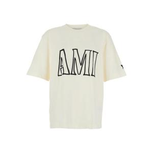 아미 반팔 티셔츠 UTS380726136 White