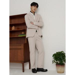 [신상5%OFF][빈폴멘] 텍스처 셋업 스탠다드핏 슬랙스 베이지 (BC6221C52A)