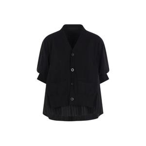 사카이 핀스트라이프 버튼 가디건 2608365001