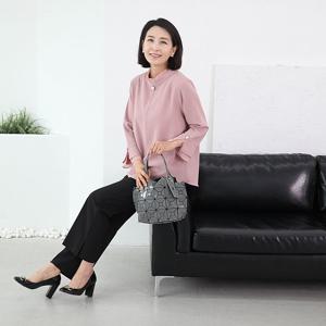 [쉬즈마담]T57485 꽃진주 이중진주소매 프릴 블라우스