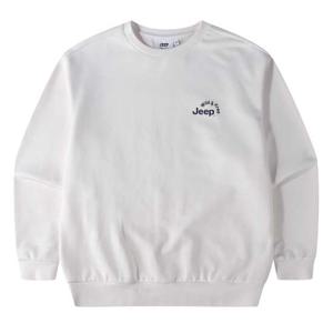 [지프]남여공용 와일드프리 루즈핏 맨투맨(오프화이트)JR1TSU894OW