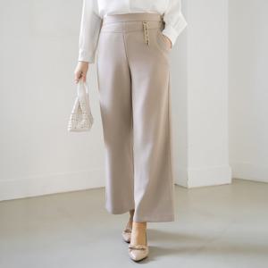 엄마옷 마담4060 장식라벨통팬츠 중년여성 데일리 -ZPN2603011-