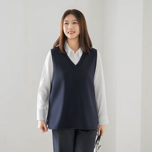 엄마옷 마담4060 왕스판슬릿조끼 중년여성 데일리 -ZVE2603003-