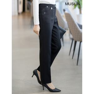 [모슬린]엄마옷 고리장식 일자 정장바지 613FGH515 마담/중년여