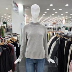 [벨라디터치]캐시미어 반넥 니트 V1E4KT22_GN