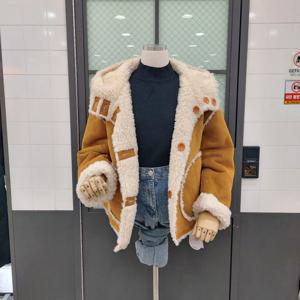 [반에이크]반에이크 양면라운드포켓무스탕VB5ZJPM501Z