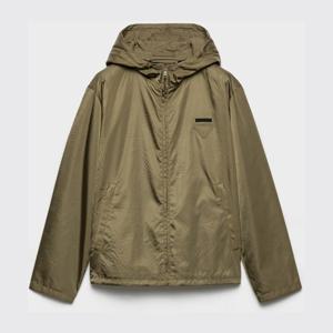 프라다 나일론 집업 후드 재킷 SGD112 1WQ8F0AN5 S OOO