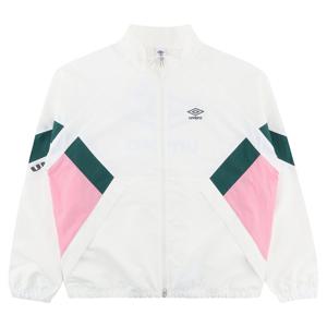 엄브로 팝러쉬 컬러블럭 스탠넥 바람막이 자켓 UR123CJK34SCW