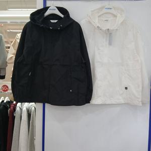 [에꼴리에][모다부평]초경량 패커블 후드 점퍼/26B0101/BK,WT_BP