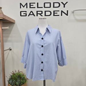 [멜로디가든]스트라이프 7부셔츠 M26S2B125_SH