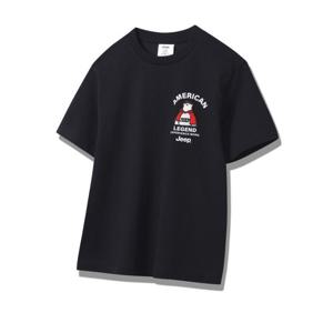 [JEEPKIDS(지프키즈)] 지프 곰 루즈핏 반팔티 KP2TSU204BK