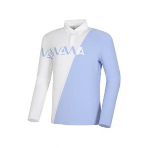 [와이드앵글] 남성 TO 언발란스 컬러블럭 폴로 티 WMP24234W2