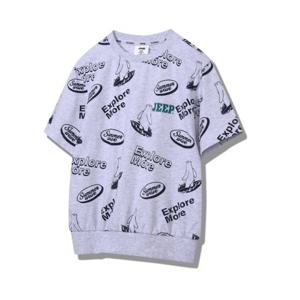 [JEEPKIDS(지프키즈)] 전판 싱글 반팔 맨투맨 KP2TSU226MW