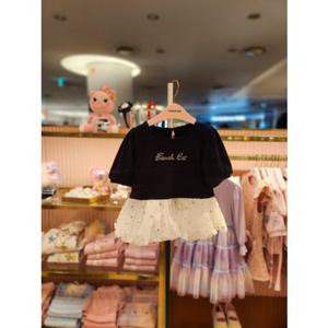 프렌치캣5 블랙벌룬티셔츠 (Q62DAT050)