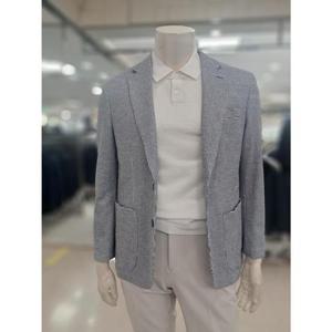 바쏘옴므 세이브존05 블루체크마혼방슬림핏스판자켓 WSA1JS80ABU