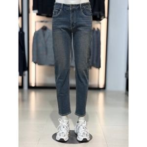 [바쏘옴므]블루 슬림핏 스트레치 워싱 면스판 데님 팬츠