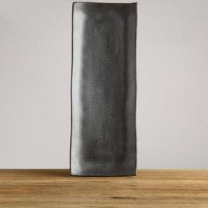 [주방] 판주물럭흑유_굽직사각접시2호