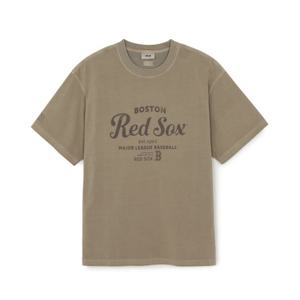 [MLB] (3ATSV1363-43BGD) 빈티지 워싱 레터그래픽 반팔 티셔츠