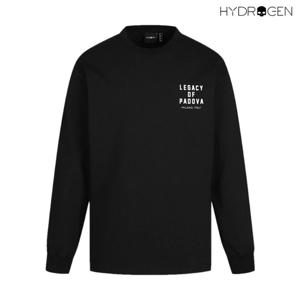 [하이드로겐] 이태리 유니 아이코닉 본즈 롱슬리브 H31F1TL207_BK