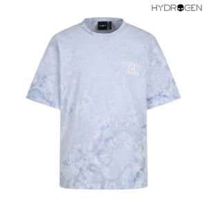 [하이드로겐] 유니 타이드 반팔 티셔츠 H31F2TR140_BL