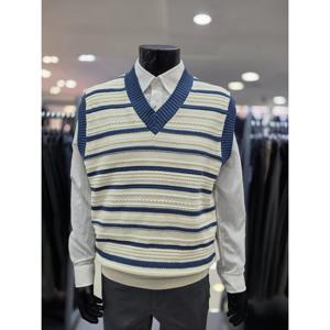 [레노마 옴므]S/S  블루 오버핏 니트 조끼  PEMKV11A _BP_BP