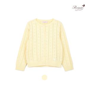 [페리미츠]초등 여아 스카시 니트가디건 유아 봄 가디건  P2612K