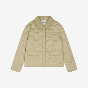 [베스띠벨리]스퀘어퀼팅골지카라덕다운패딩 BMDJA2642_DG