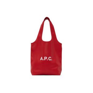 아페쎄 토트백 레드 스몰 니논 토트백 261252M172057