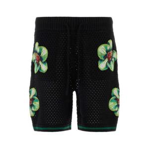 카사블랑카 숏팬츠 MSS26KW131701 GLITCHORCHID Black