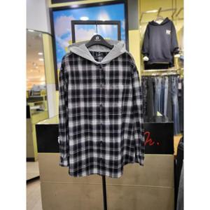 행텐주니어 세이브존06 주니어 남여 공용 체크 후드 셔켓 14570-120-402-09