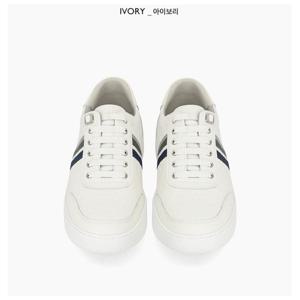 [엘칸토]남성 소가죽 삼각 엠보 스니커즈 4cm LCMS69U513X10_SC