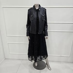 [미니멈]M1AKLJ2800BK 천연 양가죽 라이더 자켓_JK