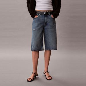 CK진  여성 텐셀 데님 롱쇼츠(47F771G)