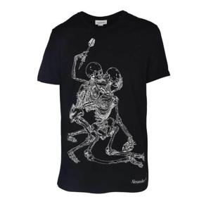 21SS 알렉산더 맥퀸 Skeleton Kiss T 셔츠 624170QPZ600901 TP573224273