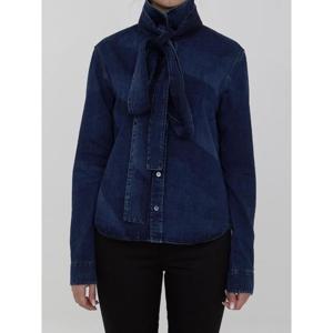 25SS Loewe 보우 셔츠 in 데님 S359Y1DX098383 TP573225328